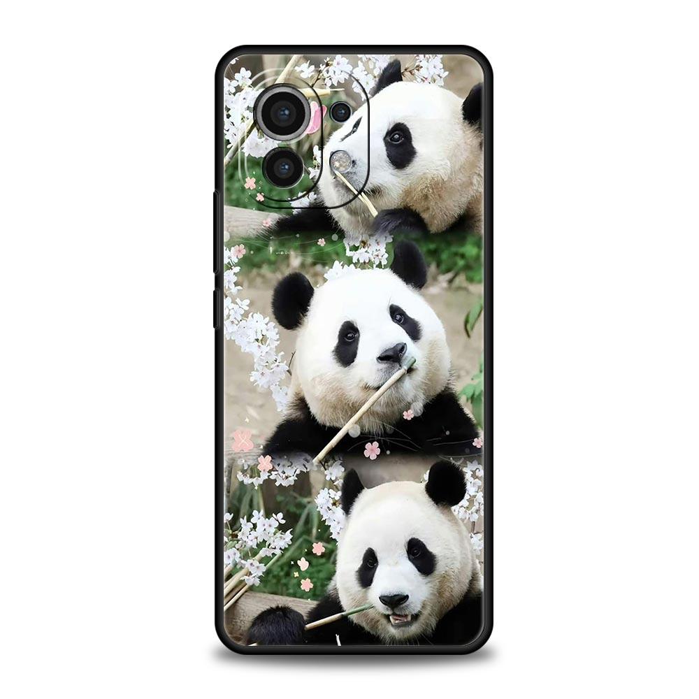 Fubao panda Phone Case For Xiaomi 14 13T 12T Pro 12 13 11 Ultra Mi Note 10 Lite 10T 5G 11X Pro 11T 11i 9T Soft Silicone Cover
