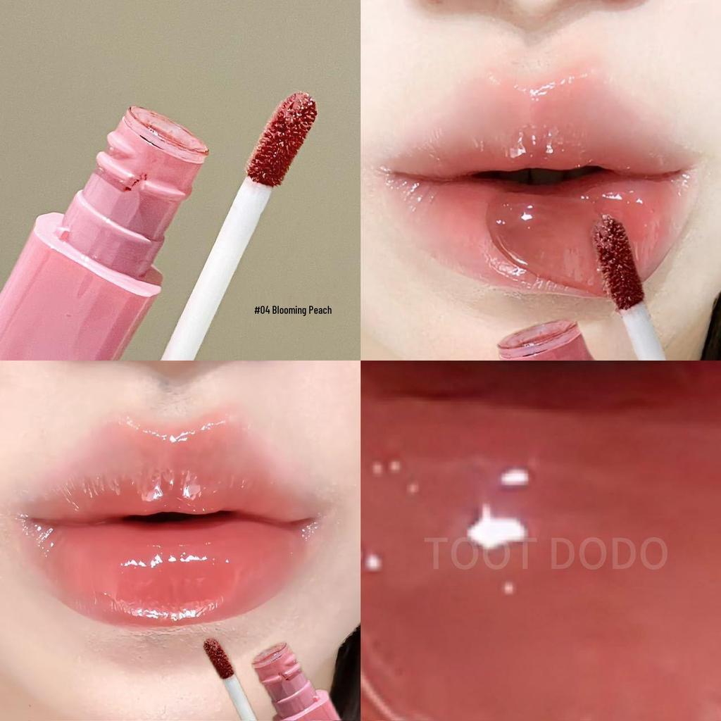 TOOT DODO Mirror Lip Glaze: Moisturizing, Glossy, Long-Lasting, Natural Lip Color that Brightens Skin Tone.