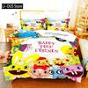 Juego de Funda Nórdica de Happy Tree Friends Anime Para Habitación de Niños Individual Twin Full Queen King Size 2024 Funda de Colcha Funda de Almohada