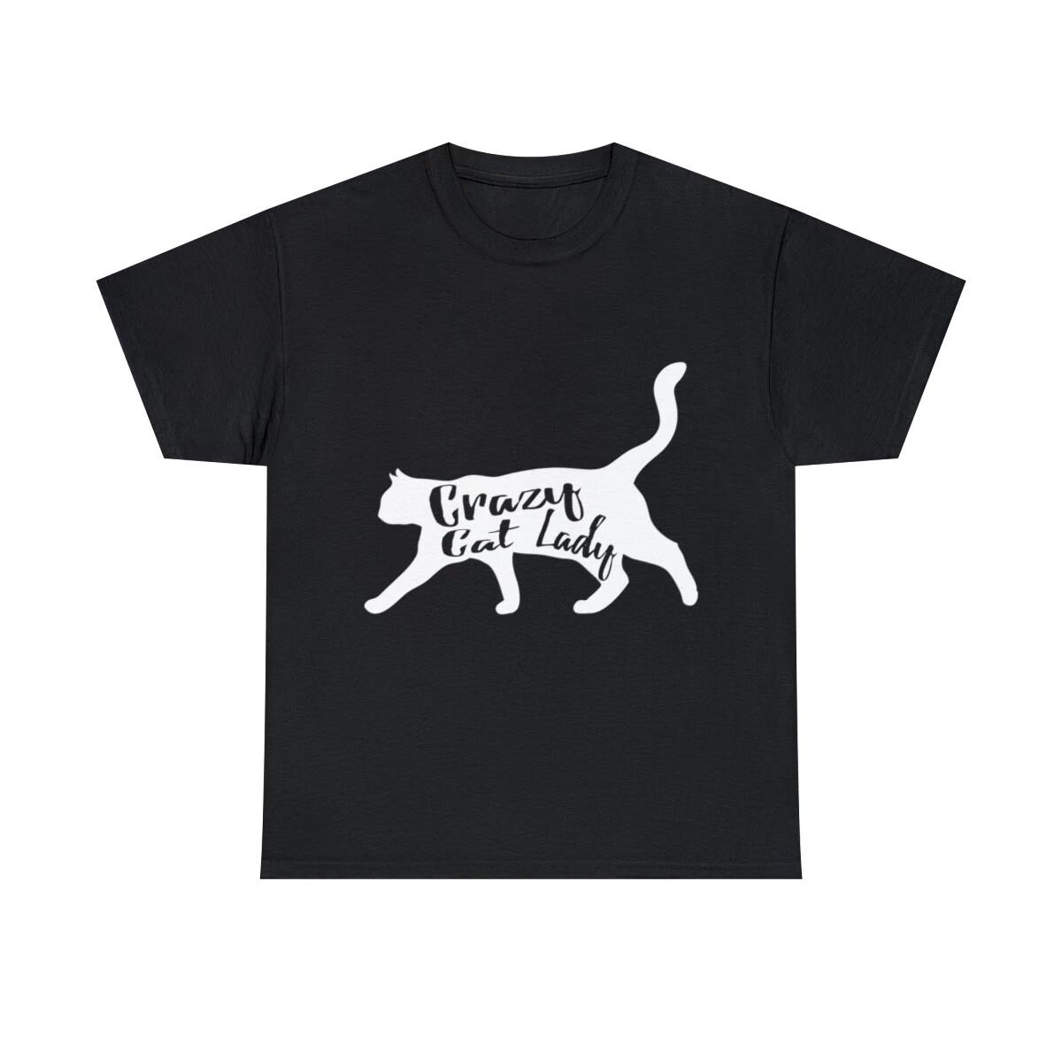 Crazy Cat Lady Graphic Tee Shirt, S-5XL 4XL