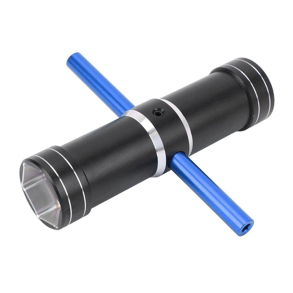 RC Car Wheel Hex Wrench Aluminum Alloy 4.0mm 5.5mm 24mm 25mm RC Hex Adapter Wheel Wrench for Arrma 1 5 RC Car Blue