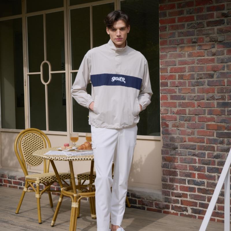 Goxo Anorak Beige Hook Slice