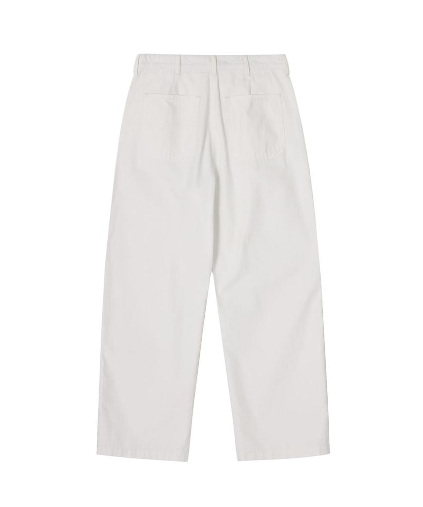 Yunibeosyeolobeolol Hbt Work Pants (Woman) White