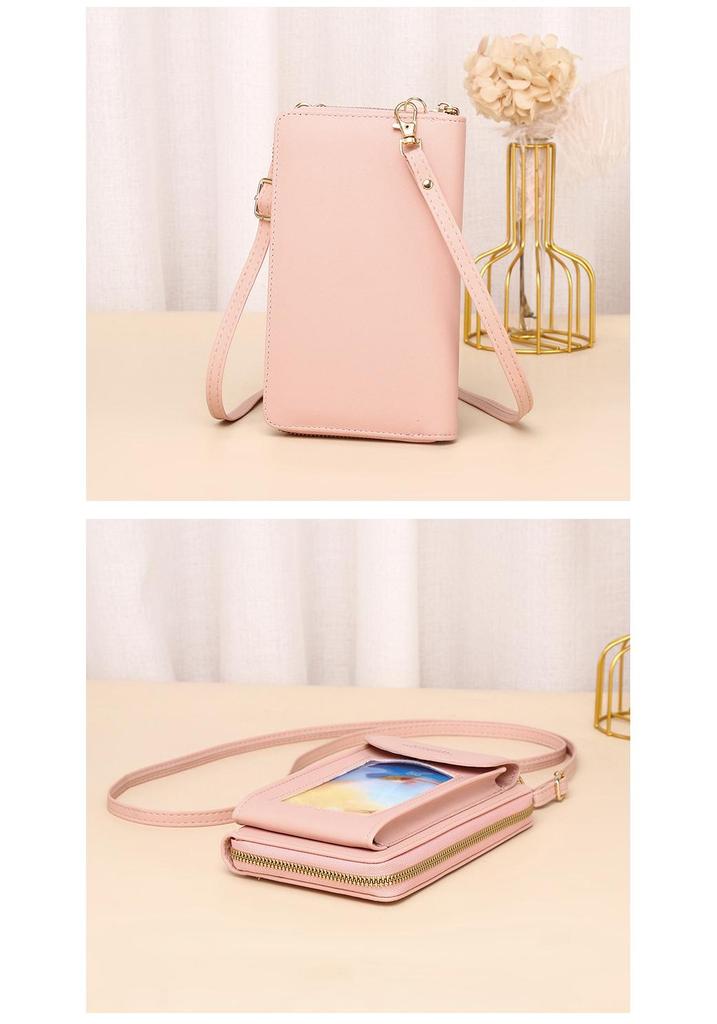Women's Crossbody Touchscreen Phone Bag: Multifunctional Wallet & Small Shoulder Pouch