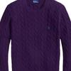 Polo Ralph Lauren Slim Fit Crew Neck Cable Knit Long Sleeve Sweater Women Sweater 211971865-011