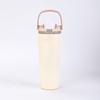 30oz Large Capacity Stainless Steel Vacuum Insulated Travel Mug With Flip Lid Straw Car Office Outdoor Use
