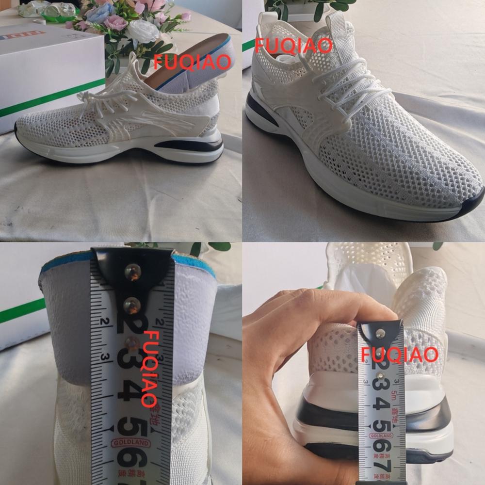 Summer Sports Inner Heightening Shoes Sneakers Men Elevator Shoes Height Increasing Shoes for Man Insoles 6CM Hidden Heels