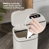 Smart Trash Can, Silent Closure - Anti Odor, Multiple Capacity Options - Requires AA Battery Power (excluding Battery),