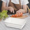 Drain Basin and Basket, Pasta Strainer, Colander Bowl Set for Spaghetti Vegetables Cleaning