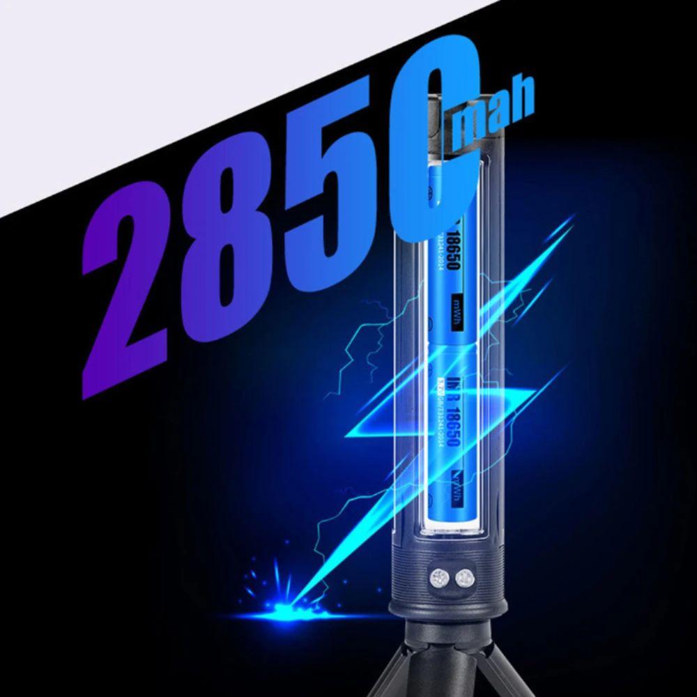 3 Colors Dimming Folding Work Lamp 162 LED Emergency Flashlight Car Service Lamp  Portable Outdoor