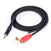 3.5mm To Dual RCA Male Audio Output Cable for Mobile, PC, Headphones, Speakers & Amplifiers