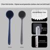 Silicone Long-Handled Bath Brush - Soft Bristle Back Scrubber for Easy Cleaning
