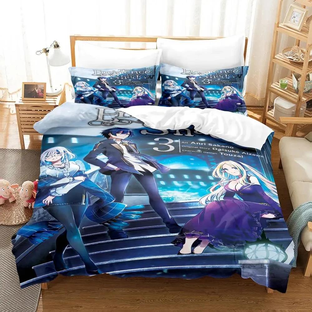 The Eminence In Shadow Adult Boys Bedding Single Twin Full Queen King Size Duvetcover Anime Quilt Cover Pillowcase