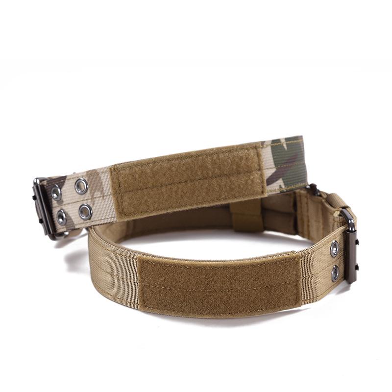 Nylon Wear-Resistant Adjustable Dog Collar for Medium To Large Dogs - Tactical Outdoor Training Collar