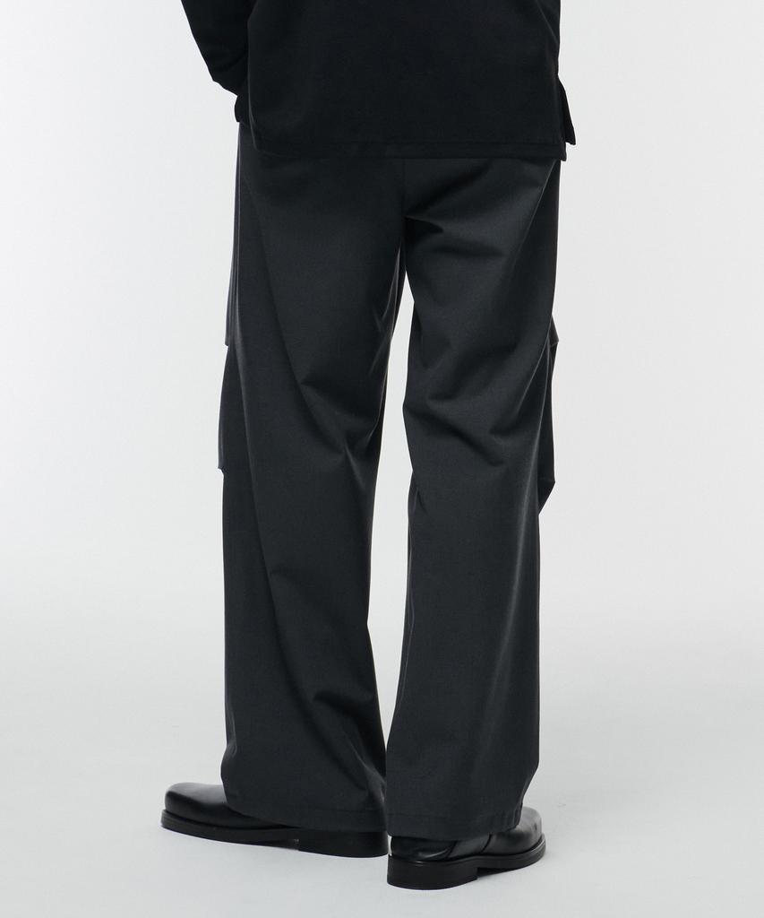 MUSINSA STANDARD Parachute Banding Slacks [Gray]