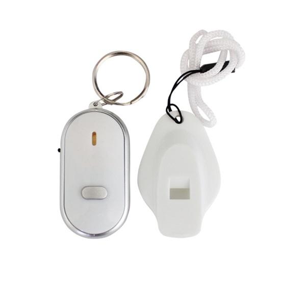 

Свисток-шукач ключів з аудіосенсором Легко знаходити ключі Обладнання проти втрати Висока твердість Нічне світло Локатор ключів