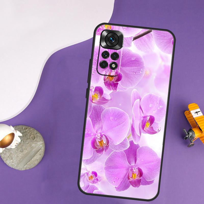 Orchid Flowers Colorful Case For Xiaomi Redmi Note 14 13 Pro 12 9 10 11 Pro 10S 11S 12S Redmi 14C 13C 10C 12C Cover