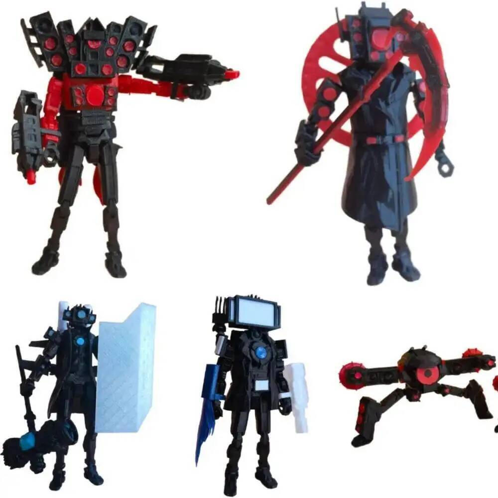 Dummy 13 Skibidi Toilet Figurines Skibidi Toilet Figurine articulée Jouet Art Skibidi Toilet Figurine Homme Télé Speakerman Boîte Aveugle