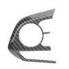 3pcs Steering Wheel Frame Cover Control Button Trim Set Fit for Harrier Venza XU80 2020 2021Carbon Fiber Texture