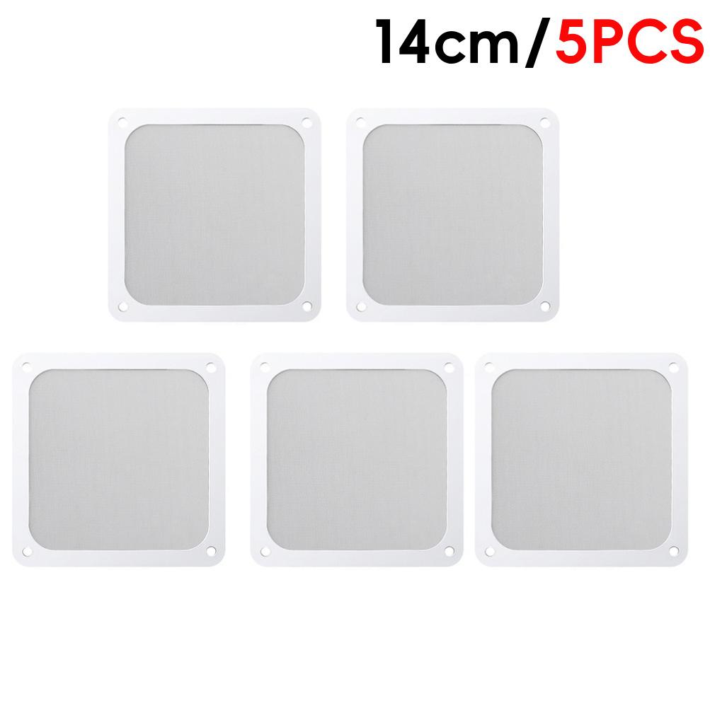 8/9/12/14cm 8-14cm Chassis Dust Filter PC Dustproof Mesh Cover Net Magnetic Frame Dust Mesh with Hole PC Cooling Fans Cover
