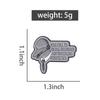 Delfintraining Emaille-Pins Custom IHR ANRUF WIRD AUFGEZEICHNET Broschen Anstecknadeln Tierischer Schmuck Geschenk für Freunde