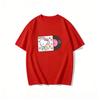 2026 Summer Hello Kitty Cartoon Printed Short Sleeve Pure Cotton Tshirt Womens Family Matching Outfits Classic Fashion Tee Top