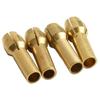 M8 Drill Collet Brass Collet Kit Non-Slip Textured Handle Quick-Change Keyless Strong Grip Design For Mini Drill Bits