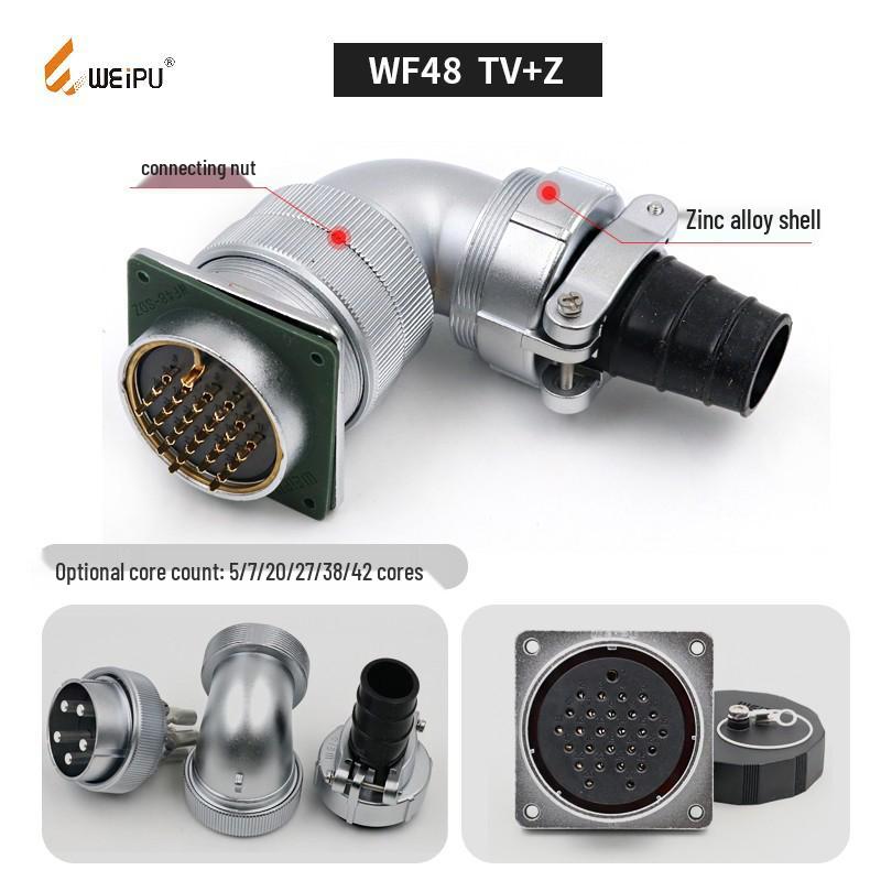 Weipu WF485 Waterproof Aviation Plug & Socket Connector 720273842 Pin TVZ