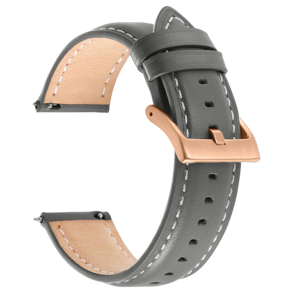 Cinturino per Orologio in Pelle di Vitello Materiale Morbido Cinturino da Polso 18mm 20mm 22mm con Fibbia in Acciaio Inossidabile Accessori per Orologio