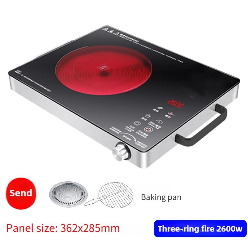 Бытовая высокомощная электрическая плита многофункциональный прибор для жарки коммерческая маленькая настольная керамическая плита