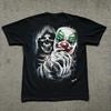 90s_00s Retro Wild Joker Reaper Horror Spray Style T-shirt Retro Commemorative T-shirt Daily Outdoor Men Fan Printed T-shirt