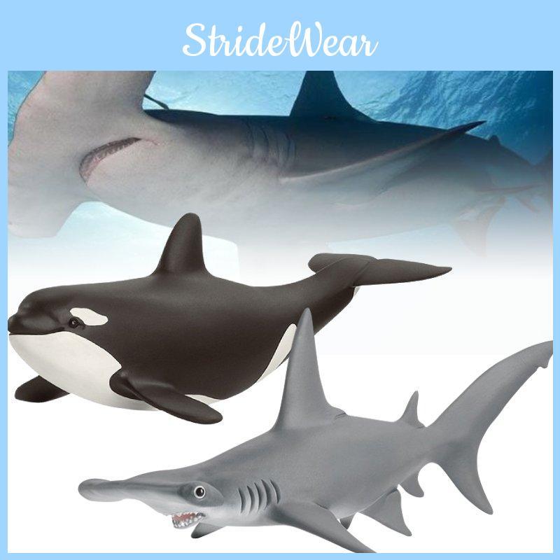 Realistic Sea Life Pvc Model Collection Including Whales Dolphins Sharks And Sea Lions