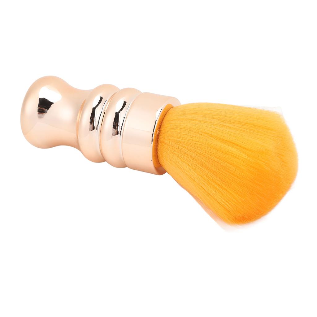 Neck Duster Brush Ergonomic Handle Soft Nylon Bristles Gentle Neck Hair Cleaning Dusting Brush for