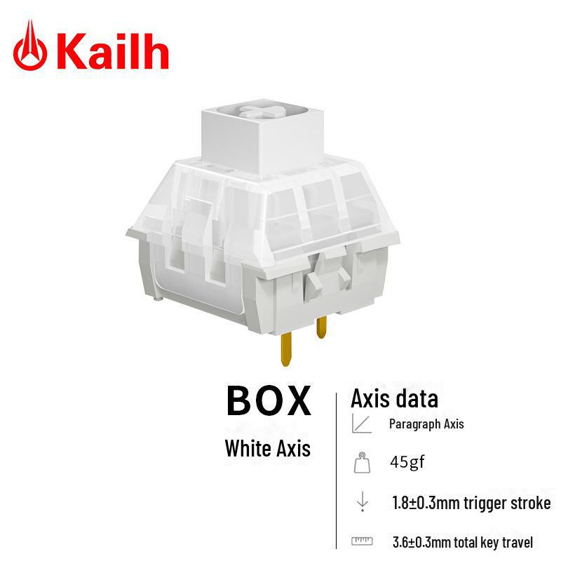 TTC Ice Quiet V2 Kaihua BOX Weiße Achse Mechanische Tastatur Lichtführung