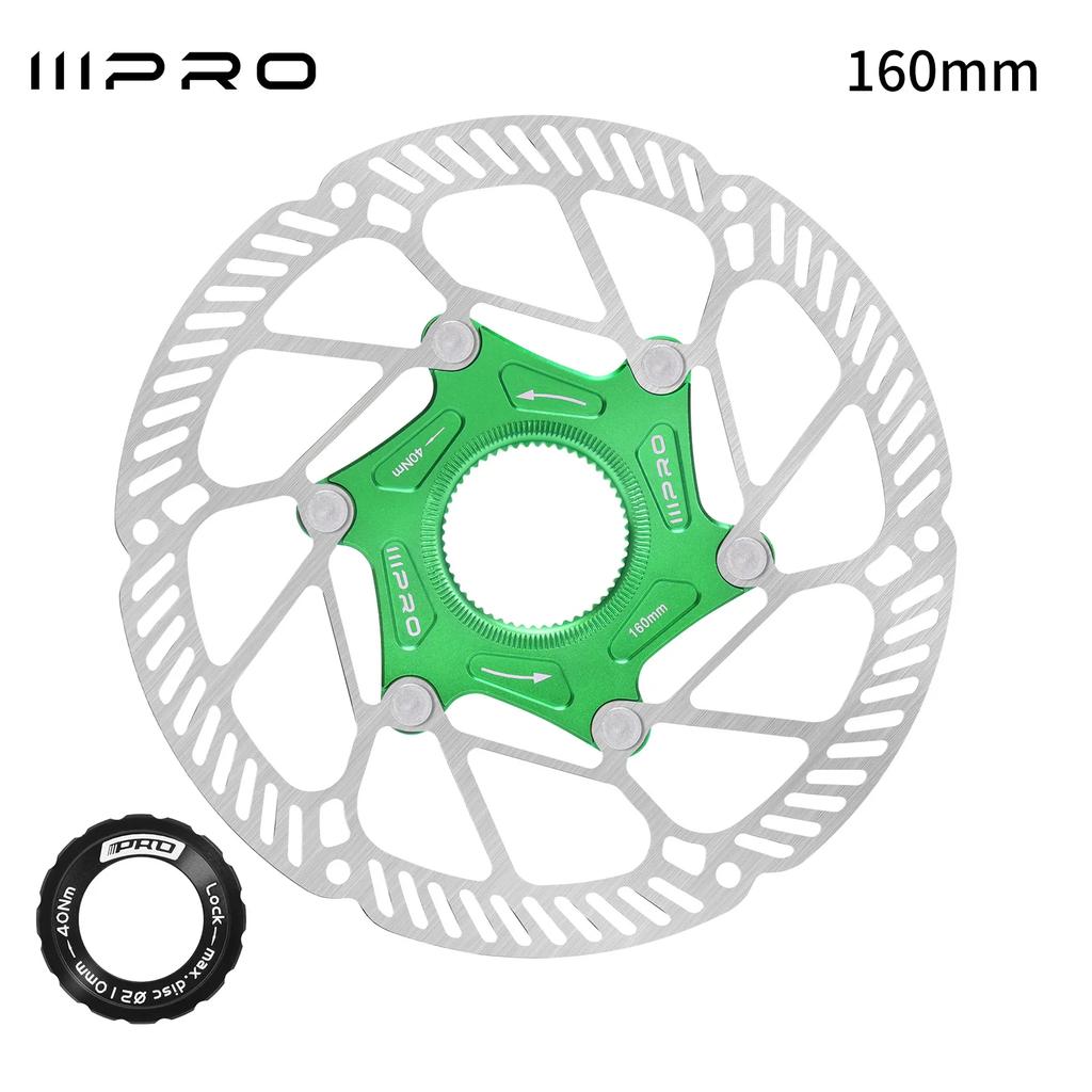 160mm 140mm Centerlock Brake Disc Floating 160mm 140mm 6 Screws Disc Rotor Cooled Lightweigh for Mtb Road Mountain Bike