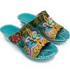 Europeo, americano bohémien etnico stile scarpe da donna zeppe sandali pantofole sandali con fiori