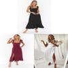 Elegant Summer Sleeveless A Line Dress With High Waist And Side Split For Office Wear