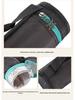 2L Oxford Waterproof Round Zipper Ice Bag: Outdoor Sports Insulated Shoulder Bottle Bag with Aluminum Film