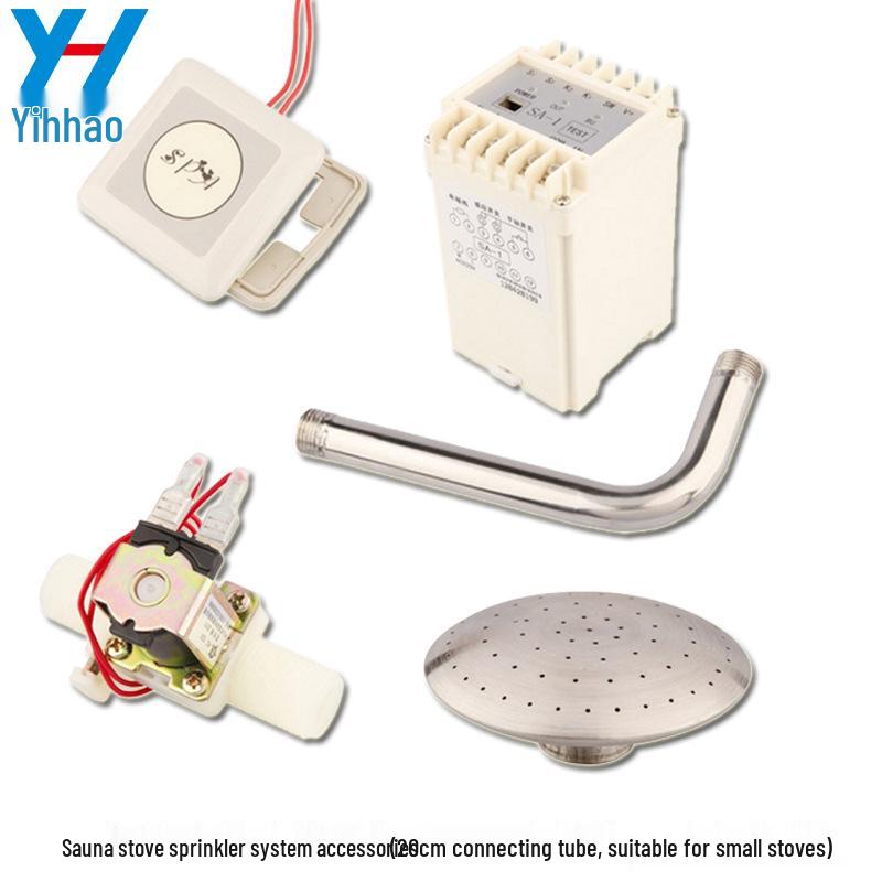Automatic Sauna Heater and Steam Controller with Touch Switch and Water Sprinkler. Automatic Sprinkler Device