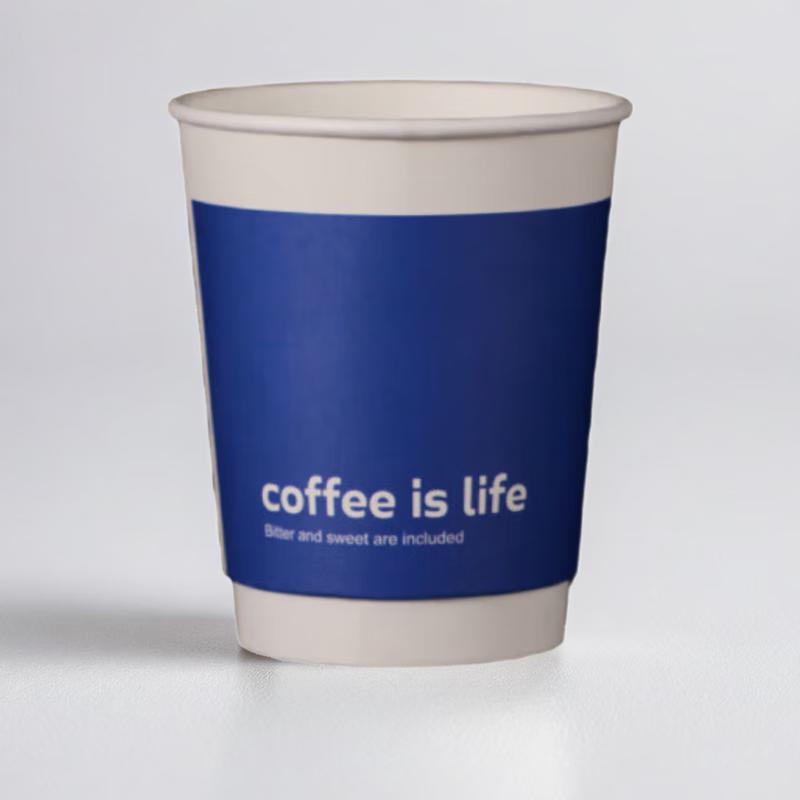 Одноразовые двухслойные бумажные стаканы для кофе Xiaoyueya