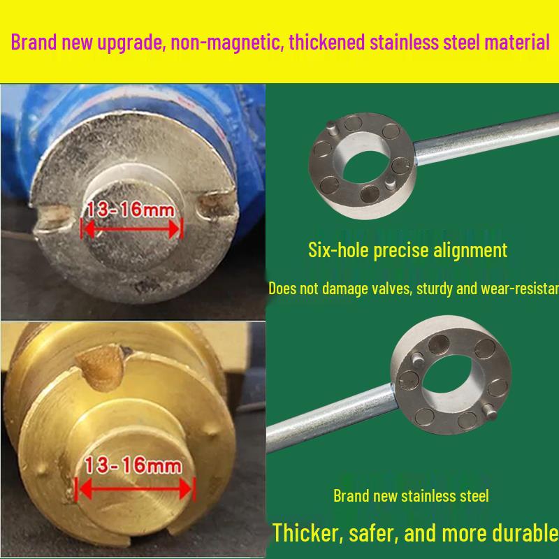 Magnetic Lock Valve Key Wrench for Encrypted Water Meter and Distribution Valve