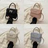 Stylish Butterfly Bow Shoulder Bag For Women 2024 Summer Korean Trendy Tote