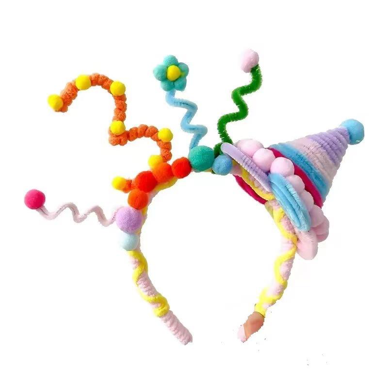 Handmade First Birthday Pipe Cleaner Hat: Cute Baby Photo Prop and Party Headwear Decoration