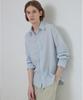 Wednesday Oasis Summer Seersucker Loose St Shirt_Light Blue(W25-Tp23)