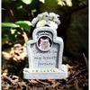 Resin Pet Memorial Stone For Dog Remembrance And Garden Decor