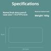 Minimalist Student Stationery Storage Fruit Pencil Case Oxford Cloth Pen Bag Large Capacity School Supply