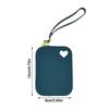 New Silicone Coin Purse Waterproof Multi-purpose Travel Pouch Solid Color Cosmetic Bag Women Girls
