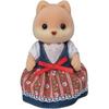 Sylvanian Families Caramel Dog Family Toy Dollhouse Figures for Ages 3 and Up EPOCH