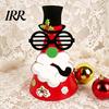 Snowman Party Hat Christmas for Kids Adults, Tree Reindeer Santa Detachable Sticker Paper Cone Birthday Supplies