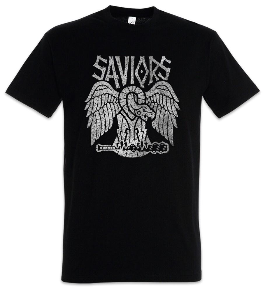 

Saviors Patch T-Shirt The Negan Walking Lucille Baseball Dead Bat Symbol Logo S